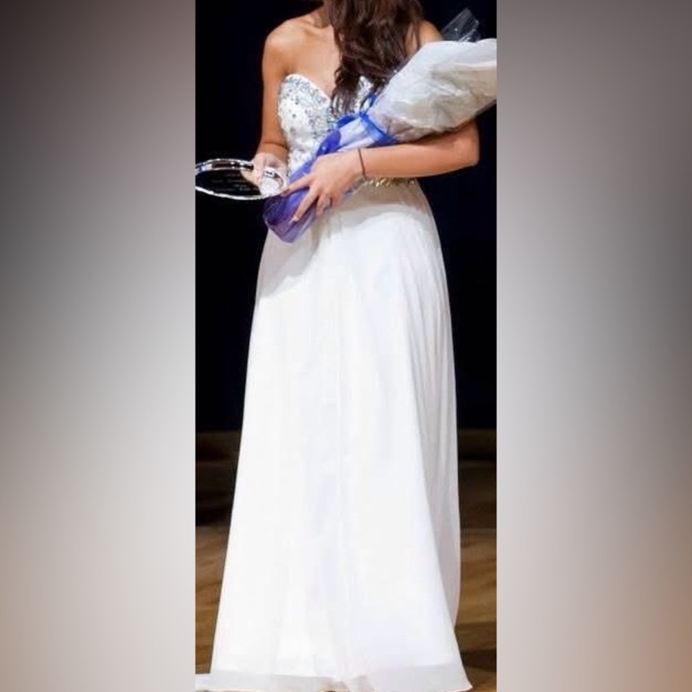 Tiffany Designs White Gown